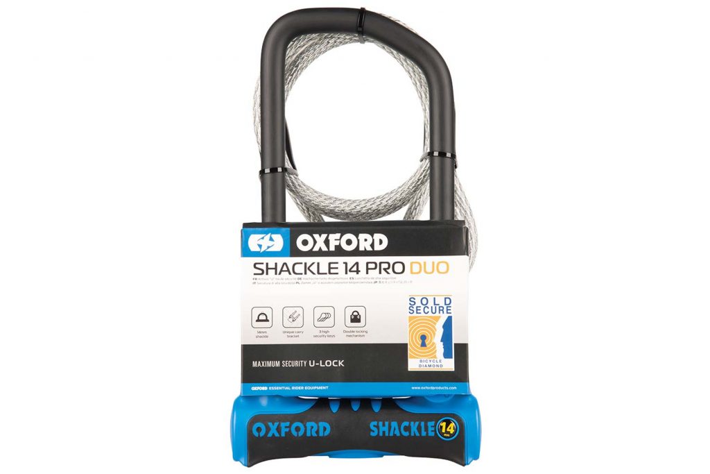 Oxford Shackle 14 Pro Duo U-Lock – 177mm X 320mm