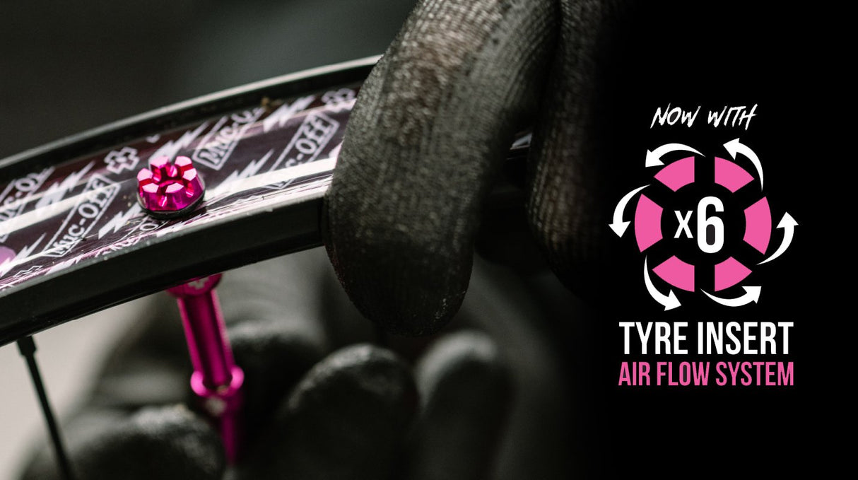 Muc-Off V2 Tubeless valve for tyre inserts uk wheelie bike shop