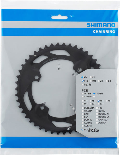 Shimano FC-RX600-11  11 Speed GRX Chainring 46T-NF