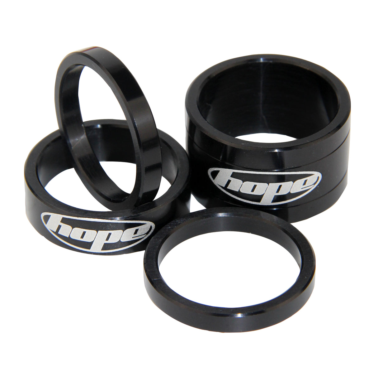 Hope stem headset spacers uk wheelie bike shop black