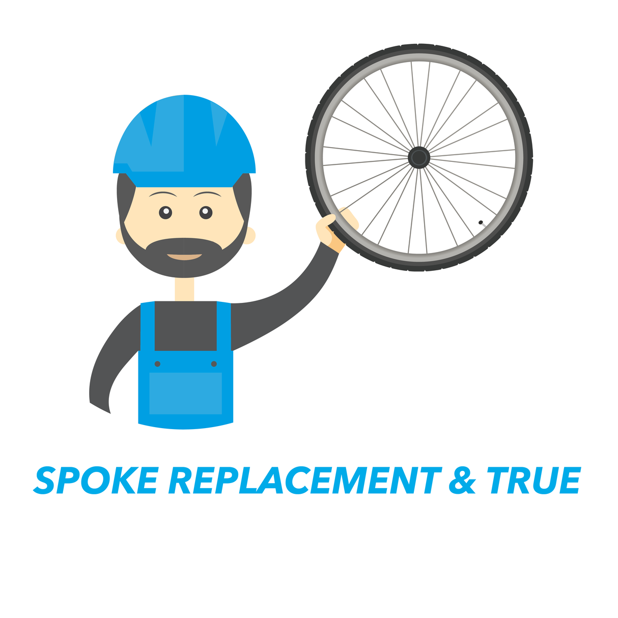 Spoke Replacement & Wheel True