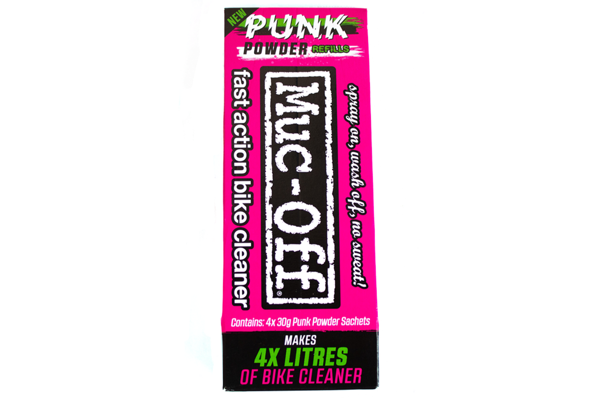 Muc-off punk powder wheelie bike shop Poole Dorset quad pack 4 litres