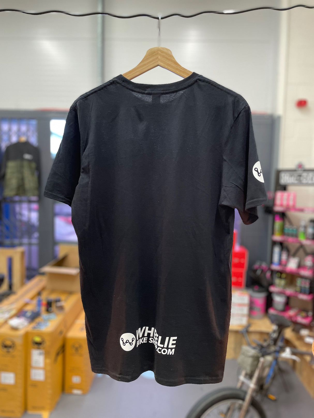 Wheelie Black T-Shirt